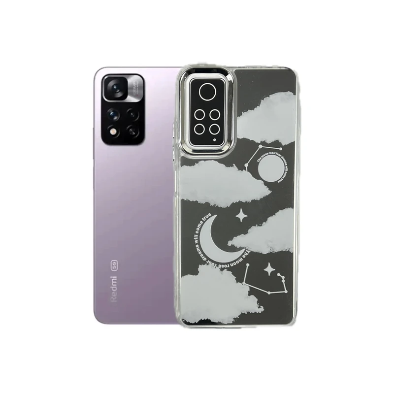 کاور طرح کهکشان آیینه ای مناسب برای گوشی موبایل شیائومی Redmi Note 11 Pro