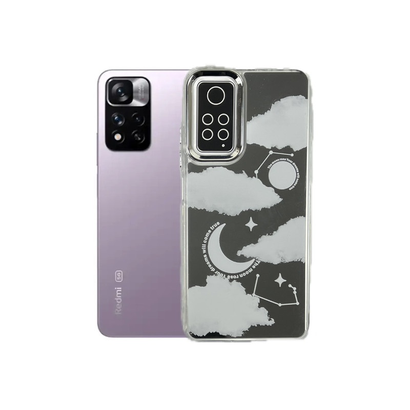 کاور طرح کهکشان آیینه ای مناسب برای گوشی موبایل شیائومی Redmi Note 11 Pro