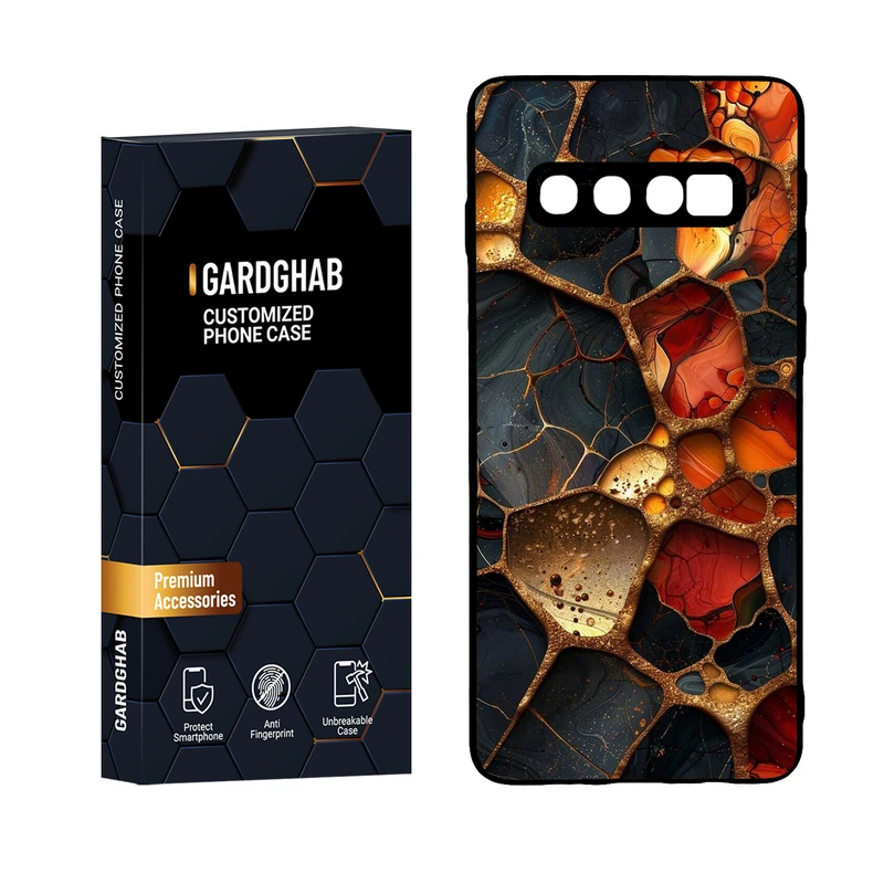 کاور گارد قاب مدل پشت گلس ساده مناسب برای گوشی موبایل سامسونگ Galaxy S10