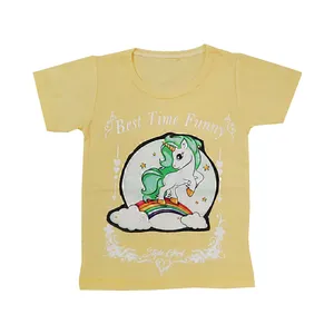 تی شرت آستین کوتاه دخترانه مدل za-4550