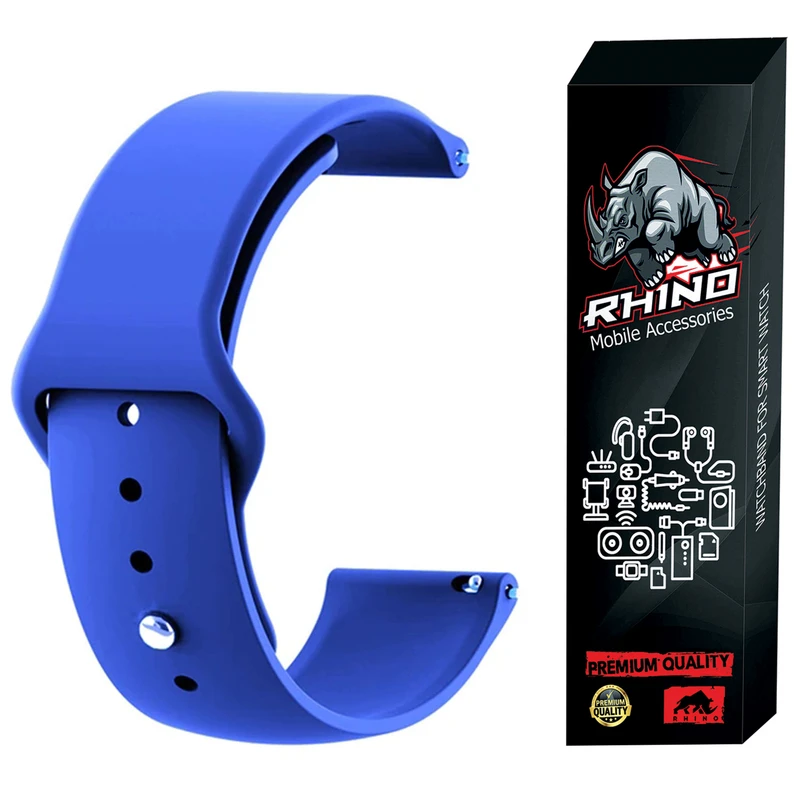 بند راینو مدل Silicone مناسب برای ساعت هوشمند گلوریمی Glorimi M1 Pro / M2 / M2 Pro / M2 Max / GS1 Pro / GS2 / GR1