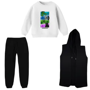 ست 3 تکه لباس راحتی بچگانه مدل ماینکرفت کد 03    