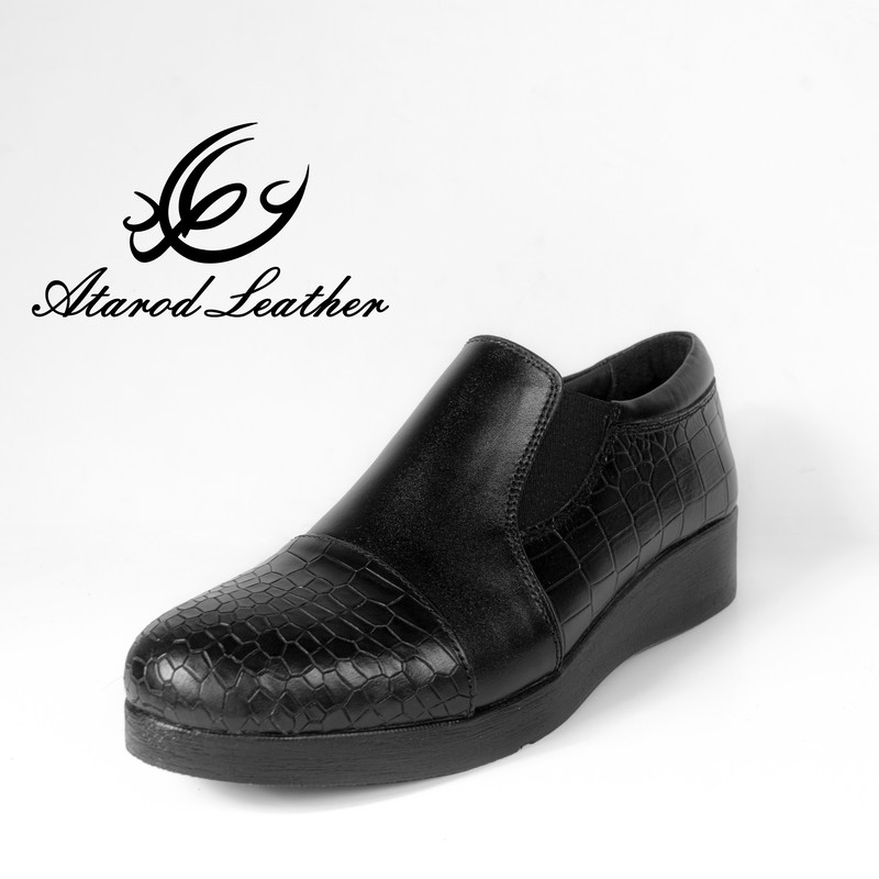 کفش طبی زنانه چرم عطارد مدل چرم طبیعی کد SH100