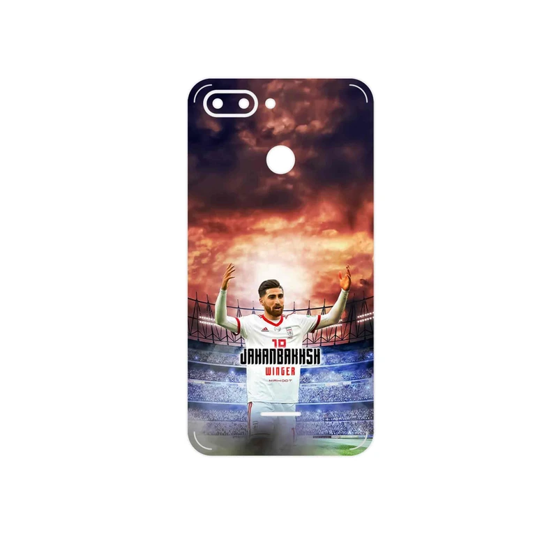 برچسب پوششی ماهوت مدل Alireza Jahanbakhsh مناسب برای گوشی موبایل شیائومی Redmi 6