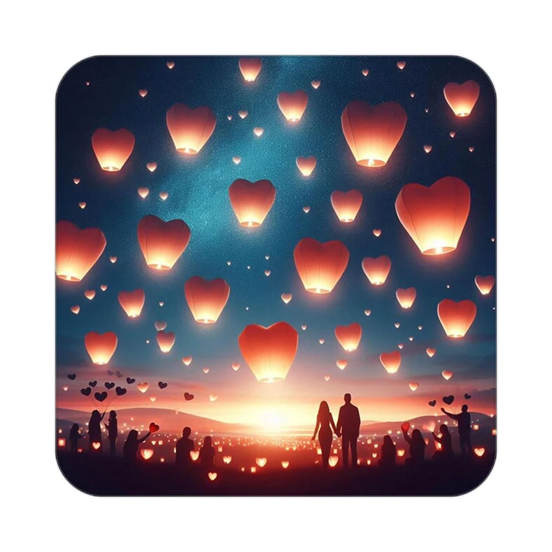 زیر لیوانی کاکتی مدل عاشقانه کد mp11742