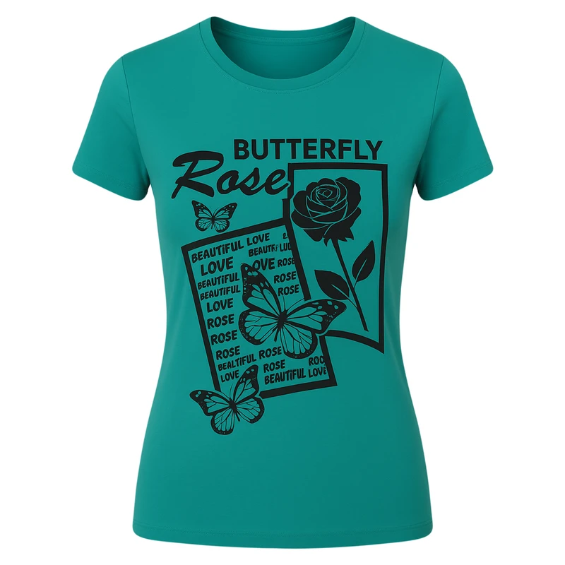 تی‌شرت آستین کوتاه راحتی زنانه مدل هلنا کد 02