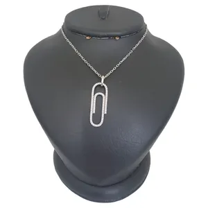 گردنبند نقره زنانه ترمه ۱ مدل سنجاق کد smed 1174