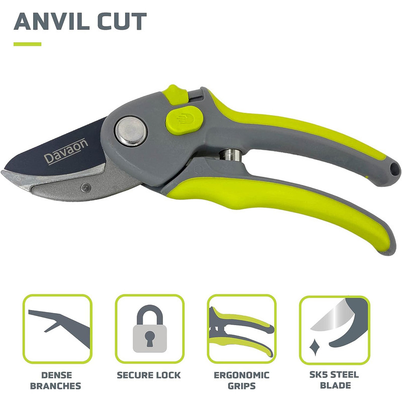 قیچی باغبانی داواون مدل DN-ADJSET مجموعه دو عددی