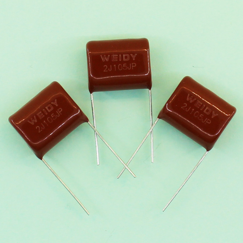 خازن پلی استر 1 میکرو فاراد 630 ولت ویدی کد 01 بسته 10عددی خازن پلی استر 1 میکرو فاراد 630 ولت ویدی کد 01 بسته 10عددی