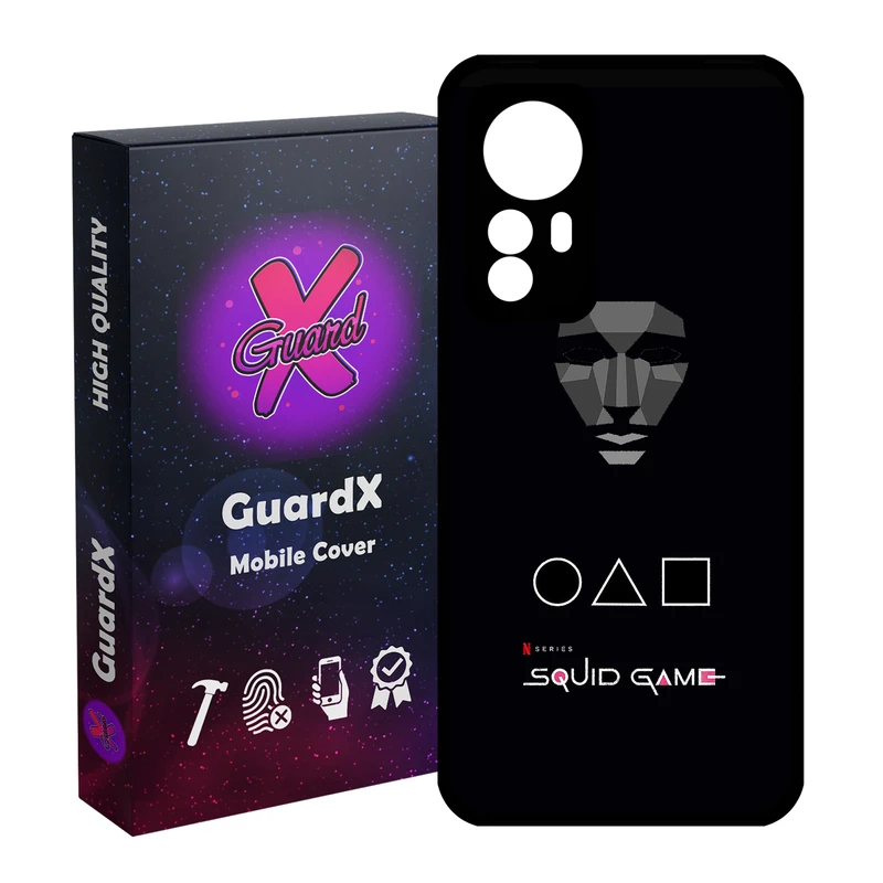 کاور گارد ایکس طرح بازی مرکب مدل Glass10408 مناسب برای گوشی موبایل شیائومی Redmi Note 12S