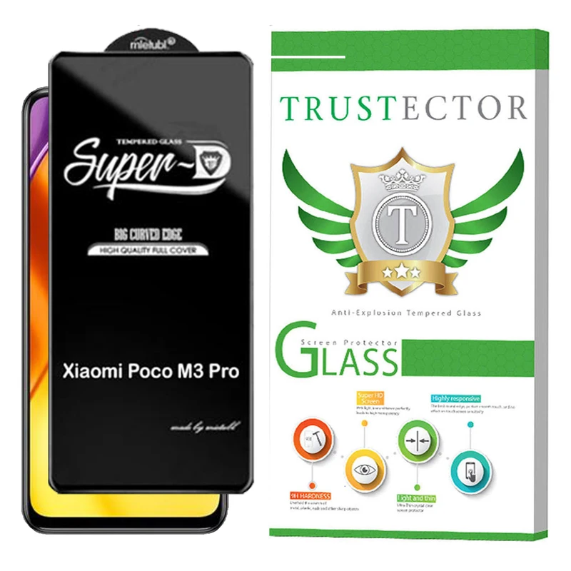 محافظ صفحه نمایش تراستکتور مدل SUB-Glass مناسب برای گوشی موبایل شیائومی Poco M3 Pro 5G