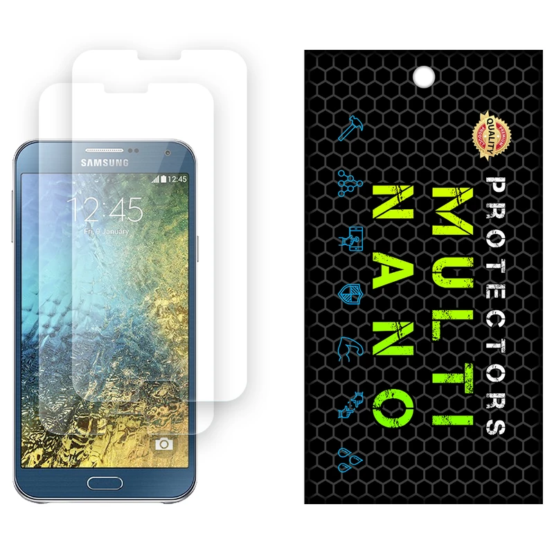 محافظ صفحه نمایش شفاف مولتی نانو مدل X-S2N مناسب برای گوشی موبایل سامسونگ Galaxy E7 بسته دو عددی