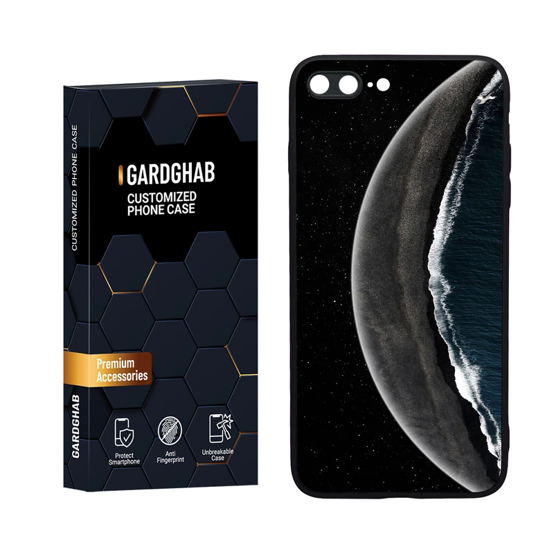 کاور گارد قاب مدل دورژله ای طبیعت مناسب برای گوشی موبایل اپل iPhone 7 Plus / 8 plus