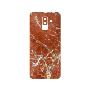 MAHOOT Red Marble Cover Sticker for Samsung Galaxy A6 Plus 2018