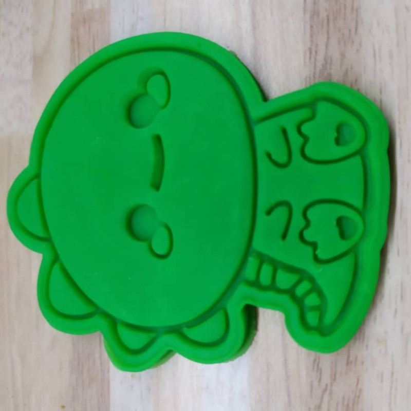 ابزار تزیین فوندانت مدل دایناسور بسته 4 عددی