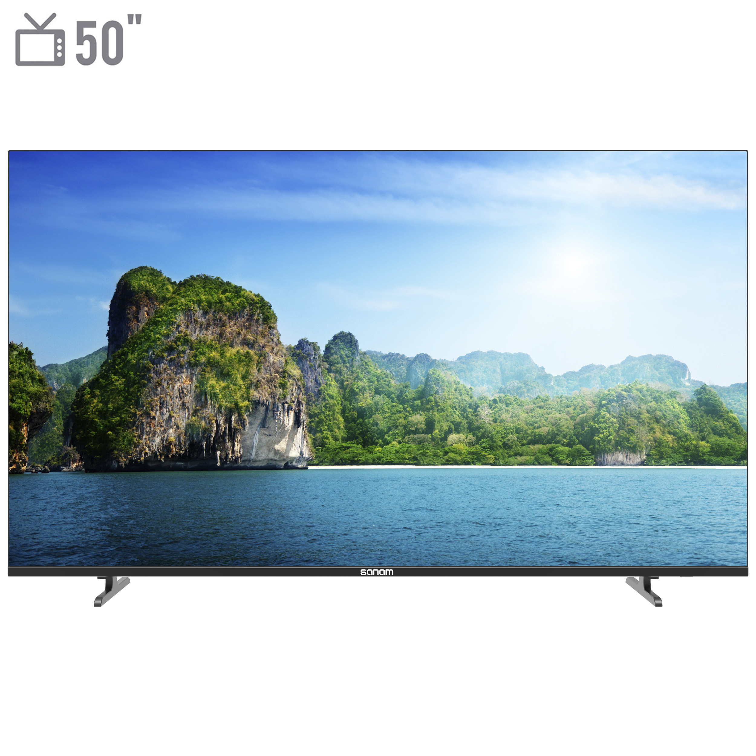 تلویزیون ال ای دی هوشمند صنام مدل SLS-50M1210 سایز 50 اینچ