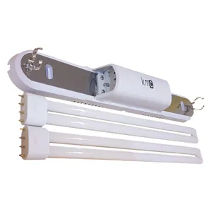 قاب مهتابی کامل 2x36 وات کی ام سی مدل امیران پایه 2G11