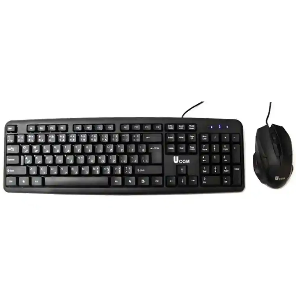 کیبورد و ماوس یوکام مدل 2860، سوئیچ ممبران، Full-size