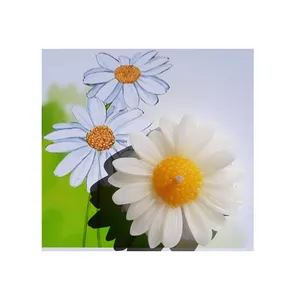 شمع مدل بابونه بسته 8 عددی