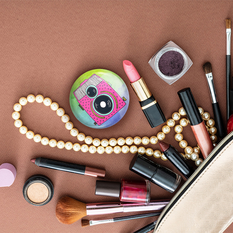 آینه جیبی خندالو مدل دوربین  کد 1711