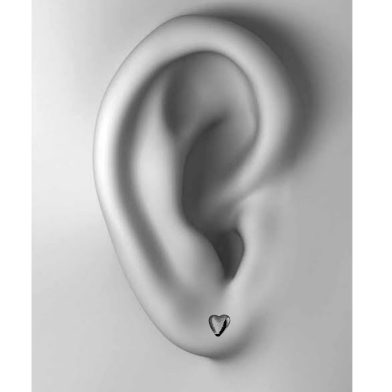 گوشواره نقره زنانه مدل قلب G003 گوشواره نقره زنانه مدل قلب G003