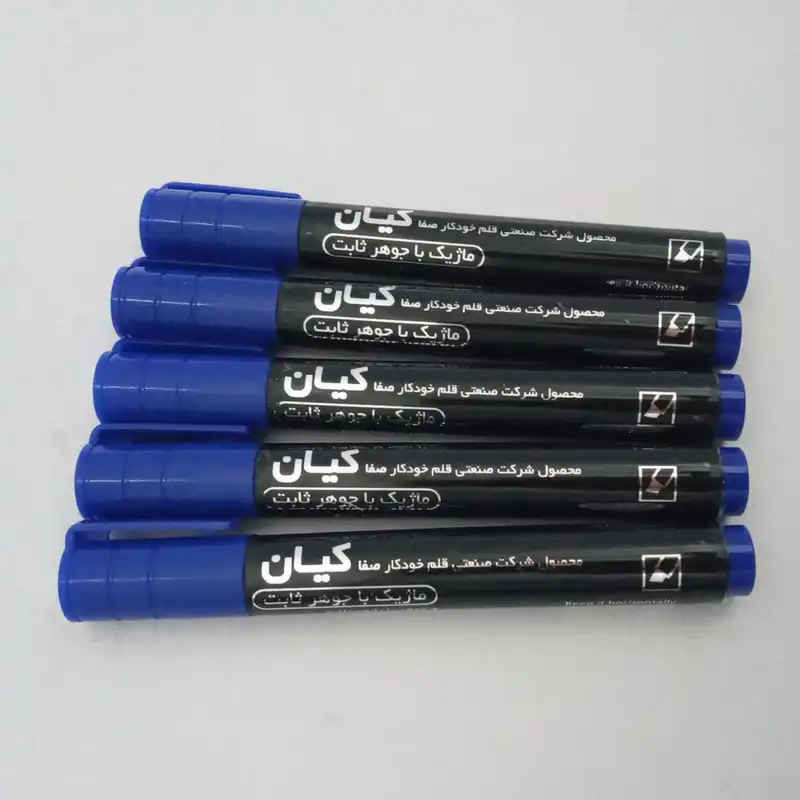 ماژیک کیان مدل نوک گرد جوهر ثابت بسته 12 عددی