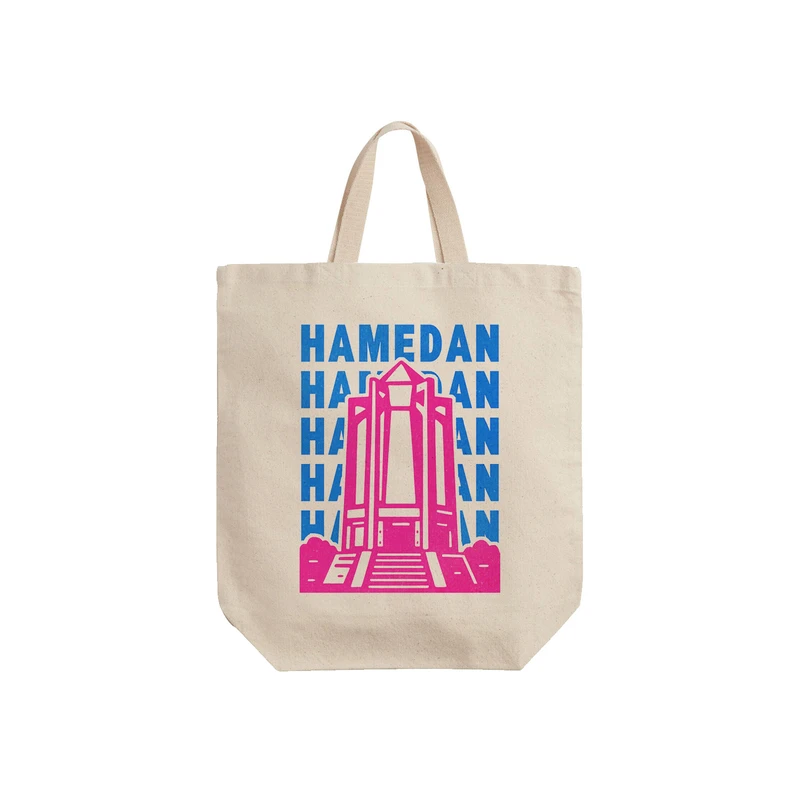 ساک خرید ترمه طراحان ایده مدل نماد آرامگاه باباطاهر همدان کد map0034 - S