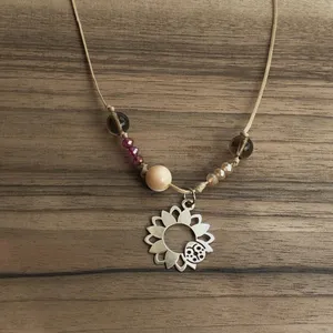 گردنبند نقره زنانه مدل کفشدوزک کد SH141