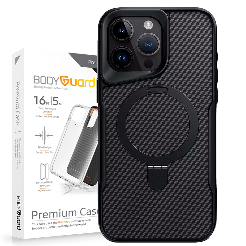 کاور بادیگارد مدل Carbon Stand مناسب برای گوشی موبایل اپل iPhone 16 Pro Max
