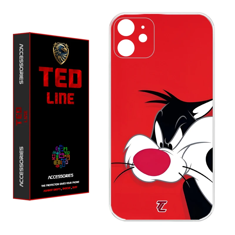کاور تدلاین طرح کارتون سیلوستر کد 1221 مناسب برای گوشی موبایل اپل Iphone 11
