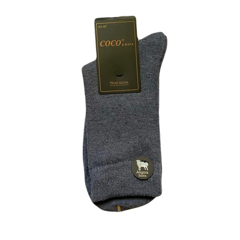 جوراب ساق بلند مردانه کوکو اند هانا مدل پشمی