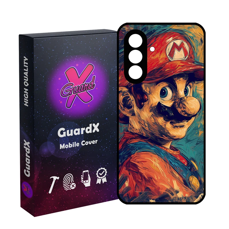 کاور گارد ایکس طرح ماریو قارچ خور مدل 10761 مناسب برای گوشی موبایل سامسونگ Galaxy A26 / A26 5G