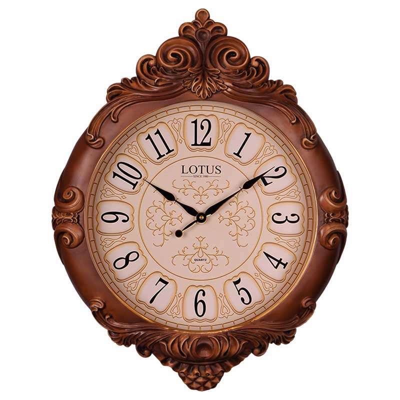 ساعت دیواری لوتوس مدل PH-702-BROWN