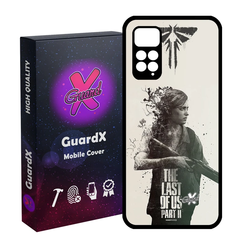 کاور گارد ایکس طرح The Last of Us مدل Glass10199 مناسب برای گوشی موبایل شیائومی Redmi Note 11 Pro 4G/5G