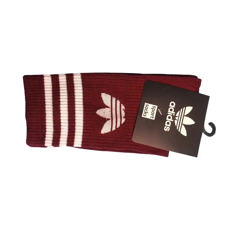 جوراب ورزشی ساق بلند زنانه مدل کش انگلیسی کد NP6010 مجموعه 2 عددی