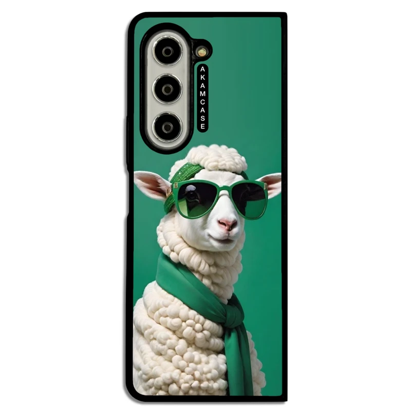 کاور آکام مدل AMC-WSGZFOLD5-ANIMALS-20 مناسب برای گوشی موبایل سامسونگ Galaxy Z Fold 5