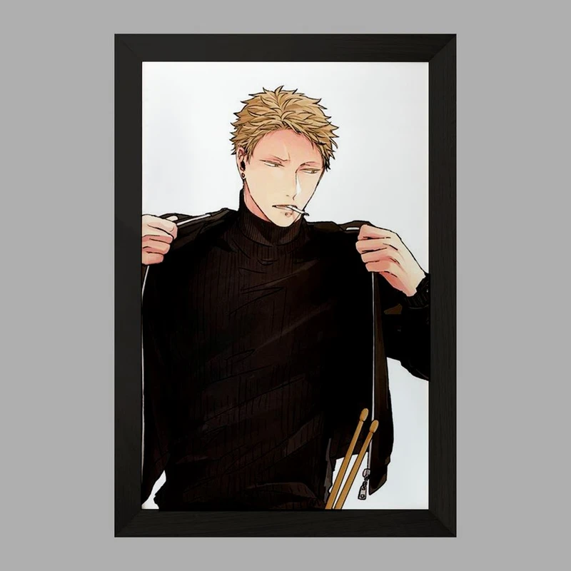 تابلو خندالو مدل آکیهیکو کایجی انیمه گیون Given  کد 13090