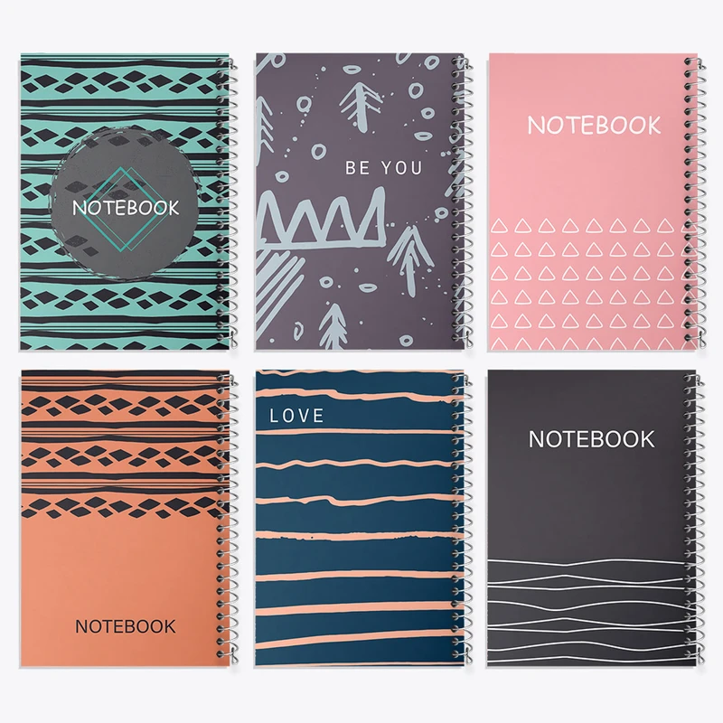 دفتر نقاشی 50 برگ خندالو طرح فانتزی کد 167 مجموعه 6 عددی