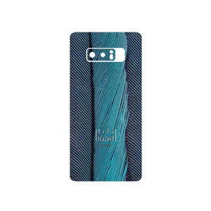 MAHOOT Turquoise feathers Cover Sticker for Samsung Galaxy Note 8