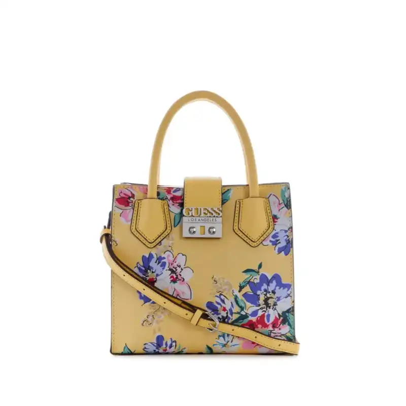کیف زنانه گس مدل FLORAL SATCHEL BAG