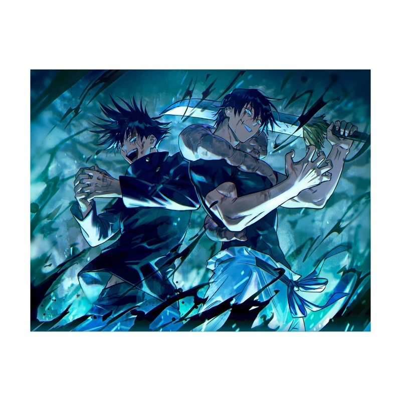 استیکر لپ تاپ و موبایل مدل انیمه طرح جوجوتسو کایسن مگومی فوشیگورو Jujutsu Kaisen Megumi Fushiguro کد 2269