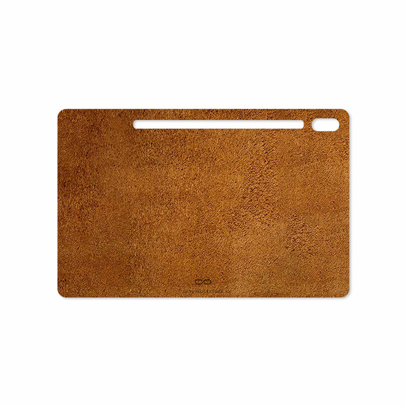 برچسب پوششی ماهوت مدل Brown-Chamois-Leather مناسب برای تبلت سامسونگ Galaxy Tab S6 2019 SM-T860