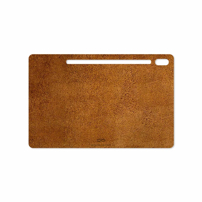 برچسب پوششی ماهوت مدل Brown-Chamois-Leather مناسب برای تبلت سامسونگ Galaxy Tab S6 2019 SM-T860