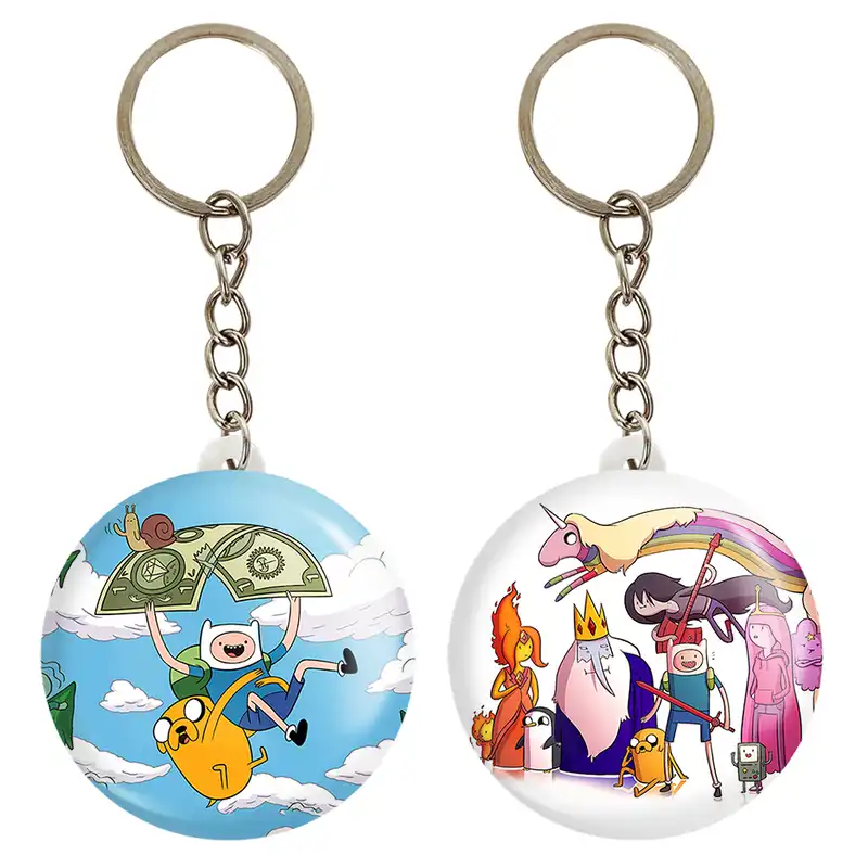 جاکلیدی خندالو مدل جیک و فین وقت ماجراجویی Adventure Time کد 2085720850 مجموعه 2 عددی