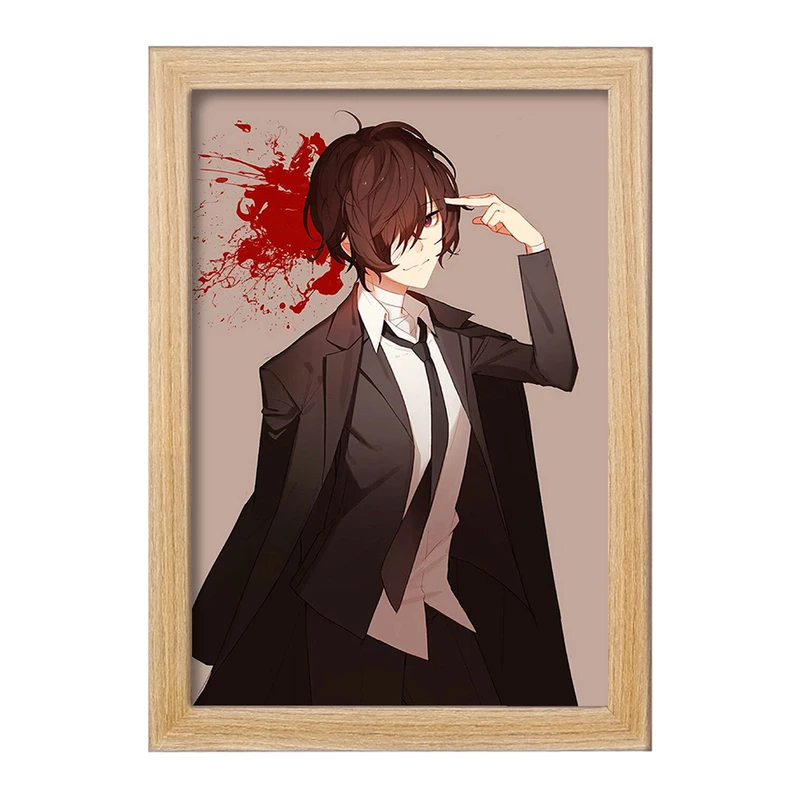 تابلو خندالو مدل دازای اوسامو انیمه سگ های ولگرد بانگو  کد 10138