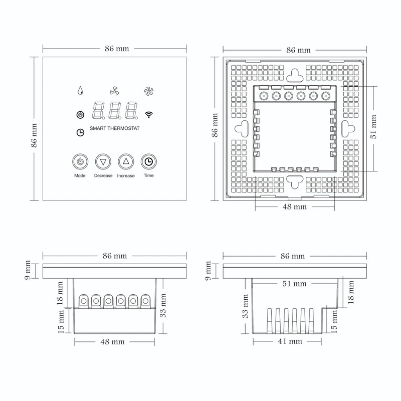 عکس شماره 9 : کلید هوشمند کولر آبی مدل skc 102