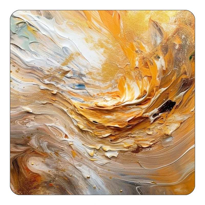 مگنت کاکتی طرح نقاشی رنگ روغن مدل mp70111