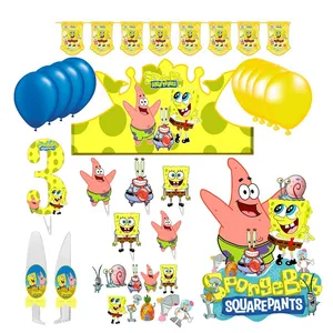 مجموعه 38 عددی تم تولد مدل باب اسفنجی کد 03