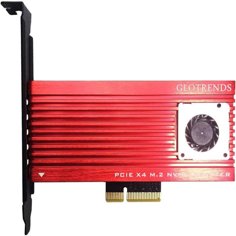 کارت توسعه PCI-E افزایش M.2 NVME گلوترندس مدل PJ19