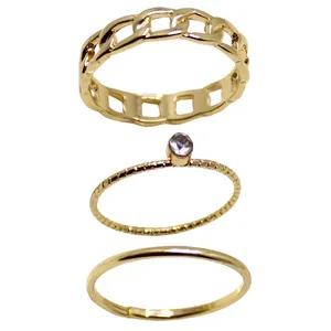 بند انگشتی زنانه کد RKH_1180 مجموعه 3 عددی